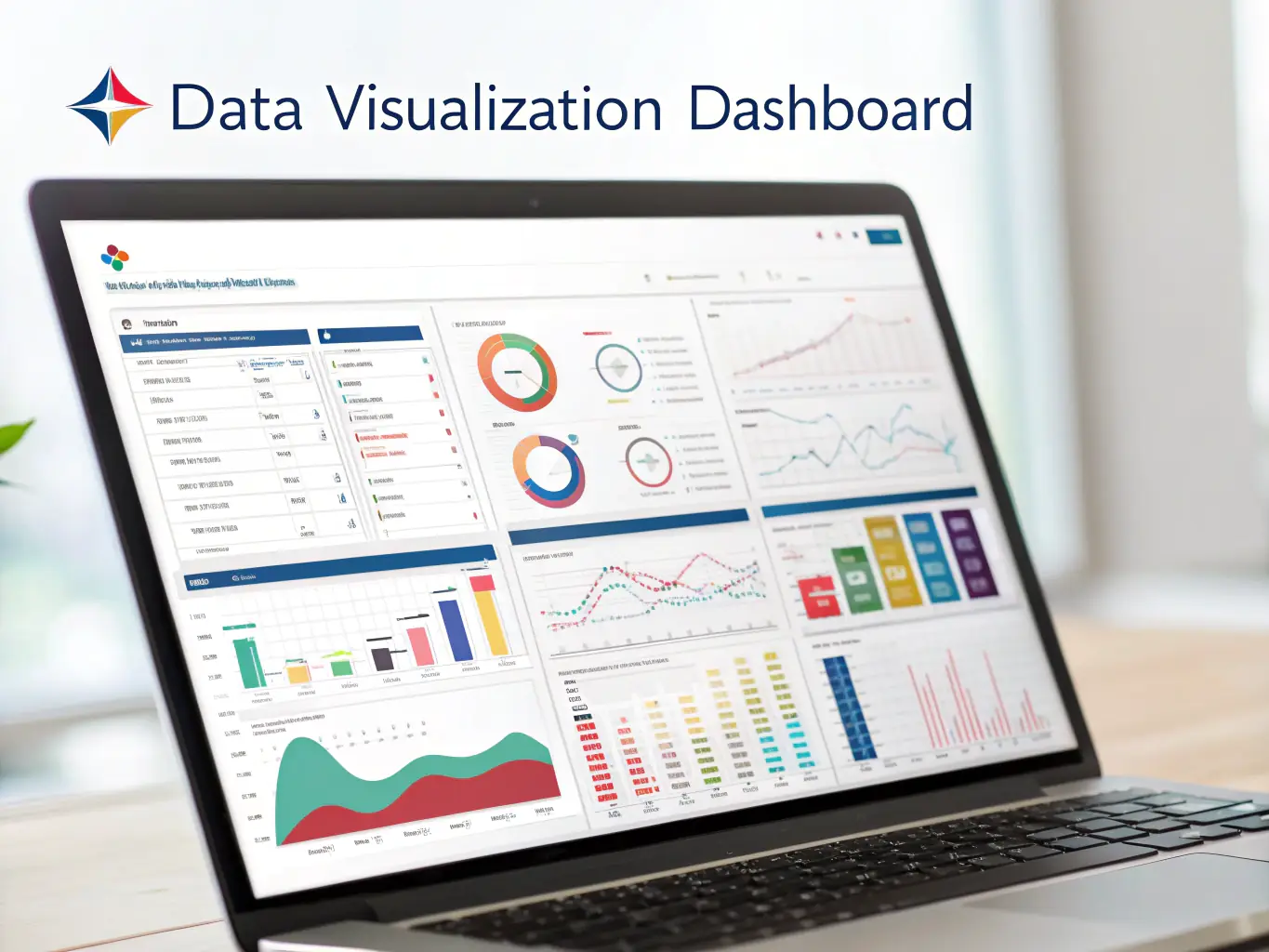 A digital illustration of a data dashboard displaying various charts and graphs, highlighting key performance indicators (KPIs) and trends. The dashboard is clean and modern, with a focus on visual clarity and ease of understanding. The image should convey the power of data-driven decision-making.
